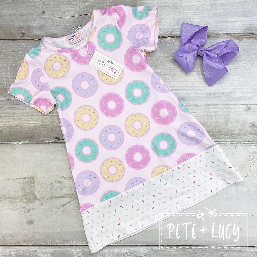 Pete + Lucy Donut Worry Be Happy Dress